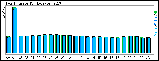 Hourly usage