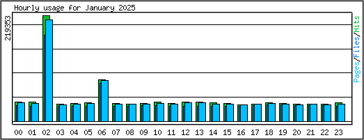 Hourly usage